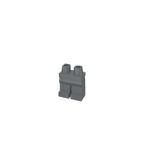 LEGO - Heupen en benen egaal - Dark Bluish Gray | N - Thumbnail