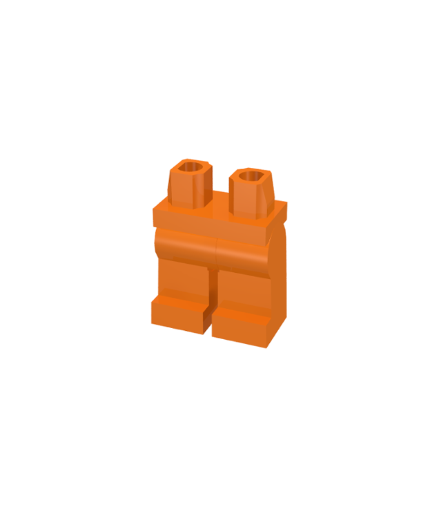 LEGO - Heupen en benen egaal - Orange | N