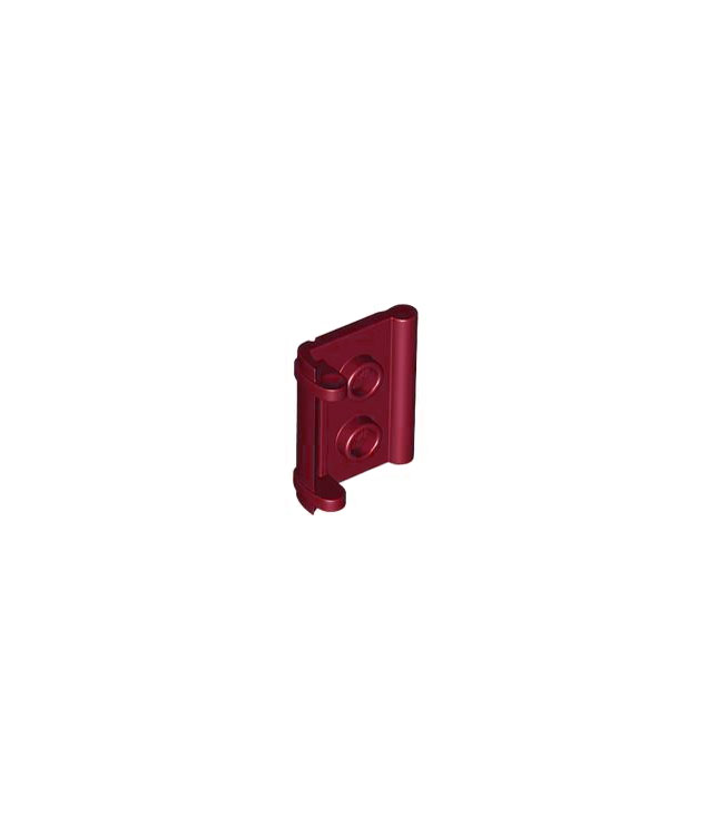 LEGO - Minifiguur-accessoire, boekbinding met 2 noppen - Dark Red | N
