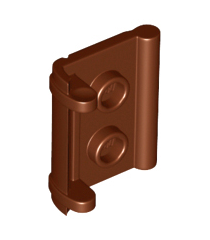LEGO - Minifiguur-accessoire, boekbinding met 2 noppen - Reddish Brown | N - Thumbnail
