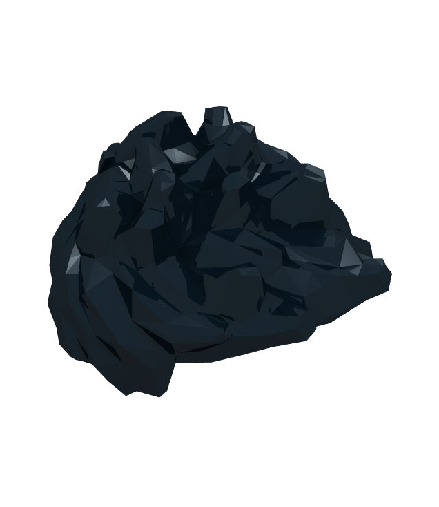 LEGO - Minifiguur-haar stekelig - Black | N