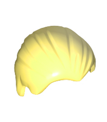 LEGO - Minifiguur-haar naar achteren gekamd - Bright Light Yellow | N - Thumbnail