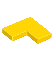 LEGO - Tegel 2 x 2 hoek - Yellow | N - Thumbnail
