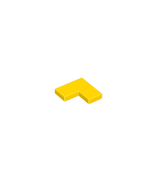 LEGO - Tegel 2 x 2 hoek - Yellow | N