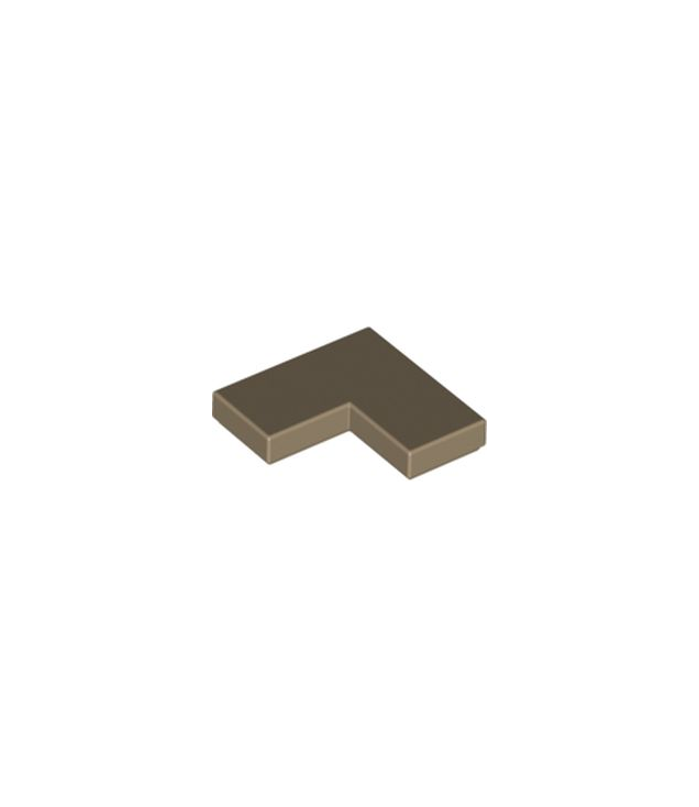 LEGO - Tegel 2 x 2 hoek - Dark Tan | N