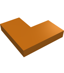 LEGO - Tegel 2 x 2 hoek - Dark Orange | N - Thumbnail