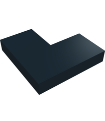 LEGO - Tegel 2 x 2 hoek - Black | N - Thumbnail