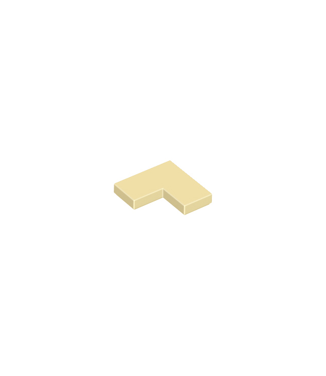 LEGO - Tegel 2 x 2 hoek - Tan | N