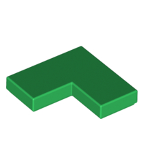 LEGO - Tegel 2 x 2 hoek - Green | N - Thumbnail