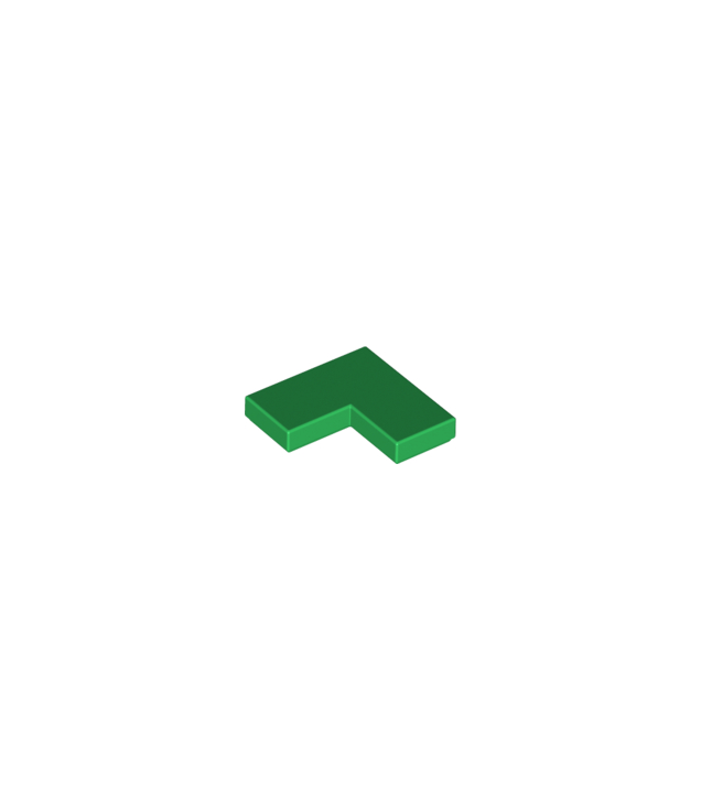 LEGO - Tegel 2 x 2 hoek - Green | N