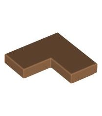LEGO - Tegel 2 x 2 hoek - Medium Nougat | N - Thumbnail
