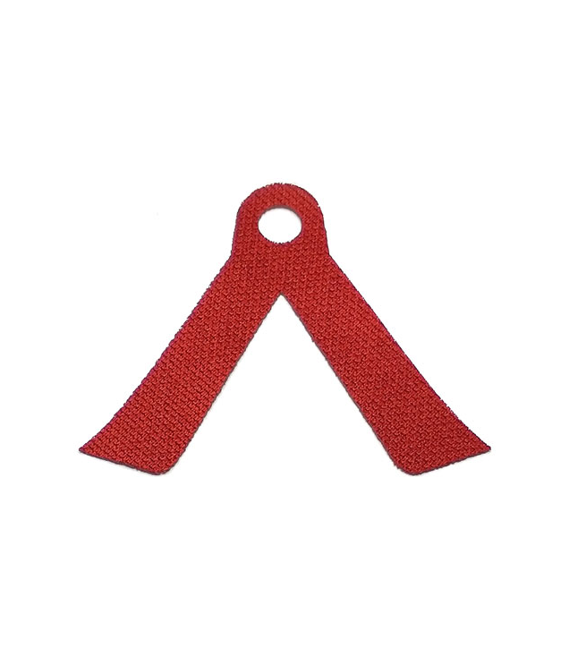 LEGO - Minifiguur-cape met 2 lange punten – rekbare zachte stof - Dark Red | N