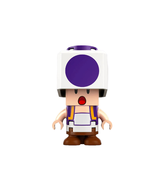 LEGO - Paarse Toad – verbaasd - | N