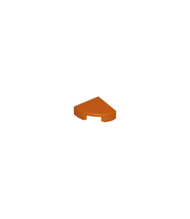 LEGO - Tegel, rond 1 x 1 kwart - Dark Orange | N