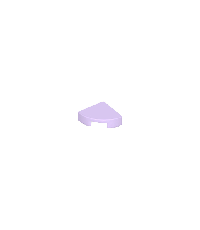 LEGO - Tegel, rond 1 x 1 kwart - Lavender | N
