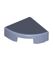 LEGO - Tegel, rond 1 x 1 kwart - Sand Blue | N - Thumbnail