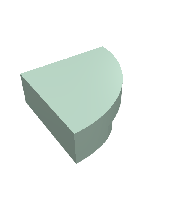 LEGO - Tegel, rond 1 x 1 kwart - Sand Green | N