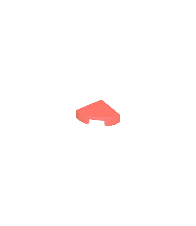 LEGO - Tegel, rond 1 x 1 kwart - Coral | N