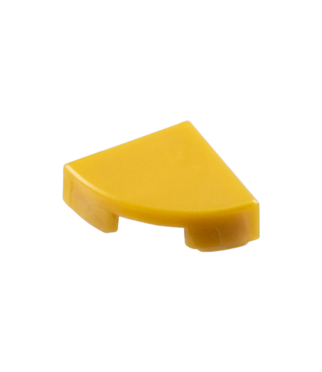 LEGO - Tegel, rond 1 x 1 kwart - Pearl Gold | N