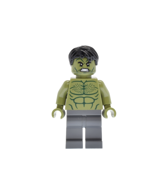 LEGO - Hulk – minifiguur met donkergrijze benen - | N