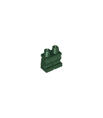 LEGO - Heupen en middelgrote benen egaal - Dark Green | N - Thumbnail
