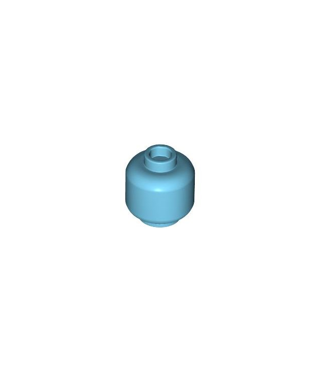 LEGO - Minifiguur-hoofd (egaal) - Medium Azure | N