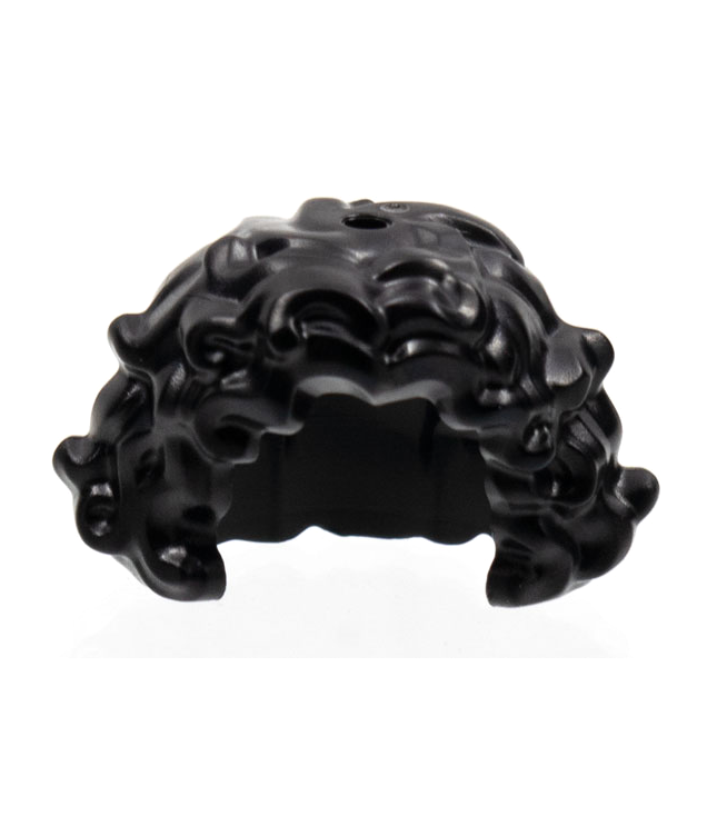 LEGO - Minifiguur-haar vrouw halflang, krullend - Black | N
