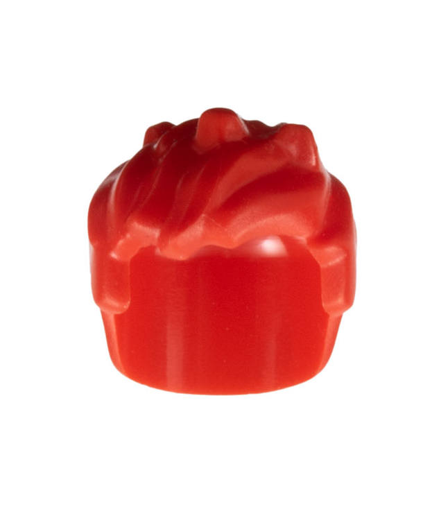 LEGO - Minifiguur-haar kort en rommelig - Red | N