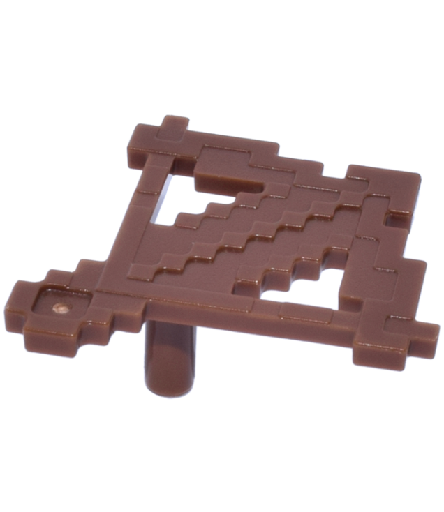 LEGO - Minifiguur-wapen kruisboog met gepixelde pijl (Minecraft) - Reddish Brown | N