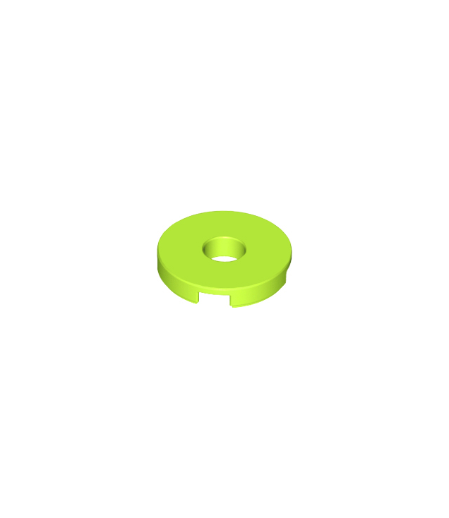 LEGO - Tegel, rond 2 x 2 met gat - Lime | N