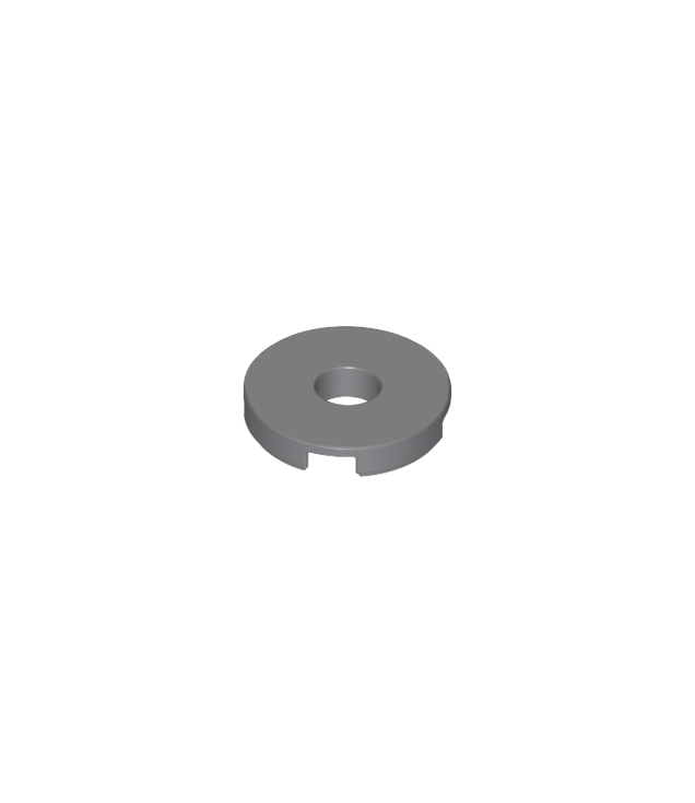 LEGO - Tegel, rond 2 x 2 met gat - Dark Bluish Gray | N