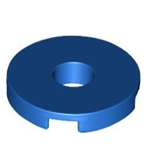 LEGO - Tegel, rond 2 x 2 met gat - Blue | N - Thumbnail