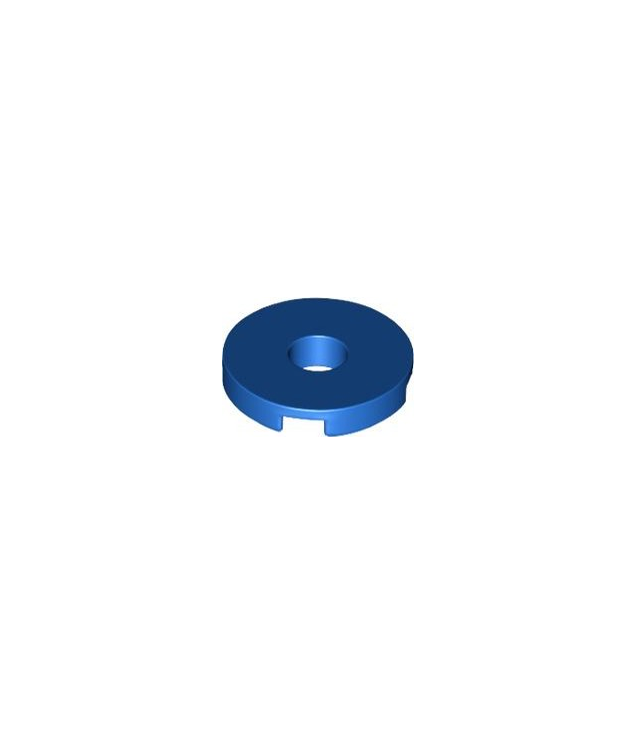 LEGO - Tegel, rond 2 x 2 met gat - Blue | N