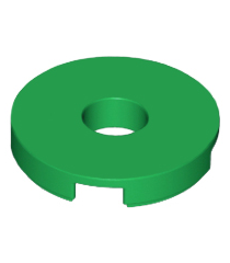 LEGO - Tegel, rond 2 x 2 met gat - Green | N - Thumbnail