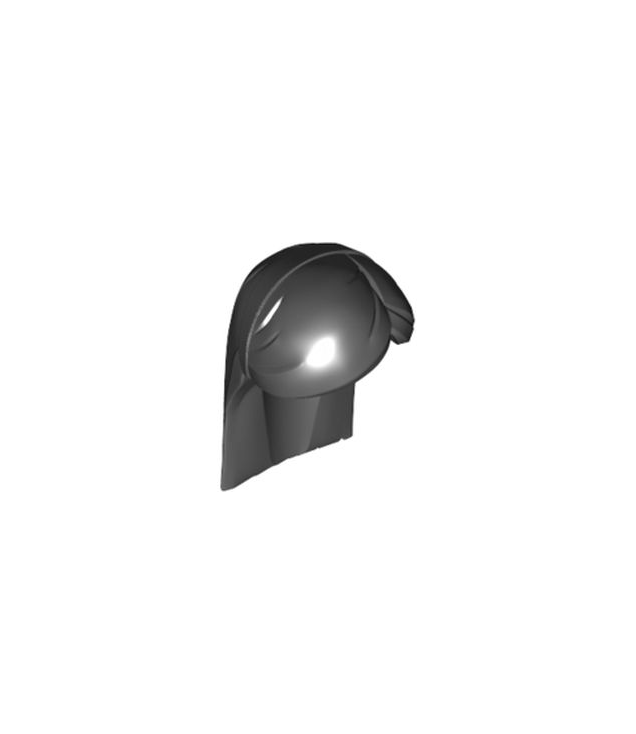 LEGO - Minifiguur-haar lang en steil met haarband - Black | N