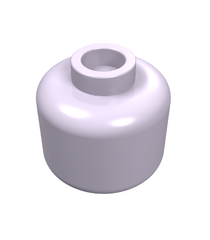LEGO - Minifiguur-hoofd (egaal) – holle nop (3626c) - Lavender | N - Thumbnail
