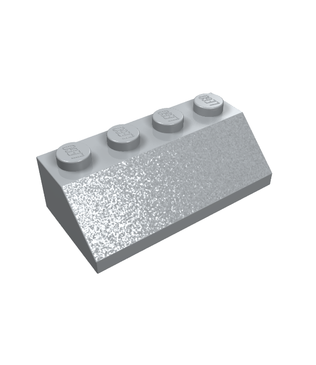 LEGO - Helling 45 graden 2 x 4 - Light Bluish Gray | N