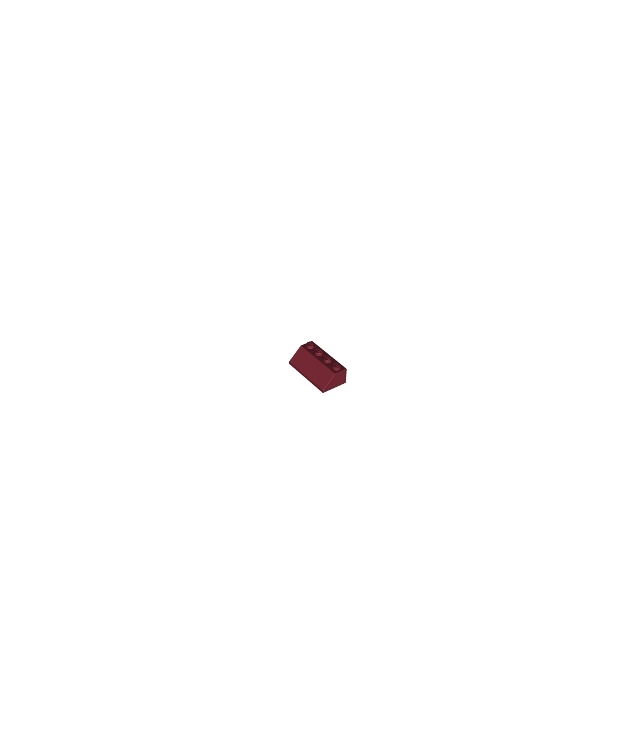 LEGO - Helling 45 graden 2 x 4 - Dark Red | N