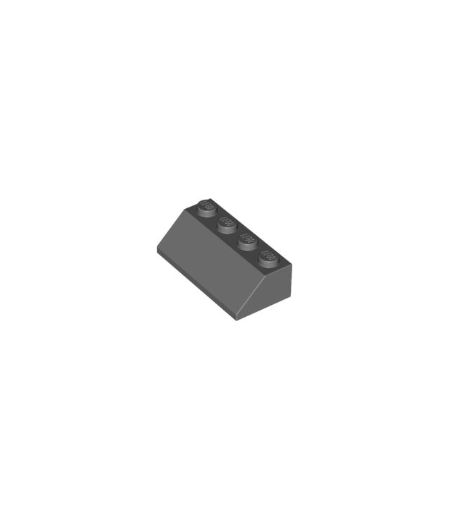 LEGO - Helling 45 graden 2 x 4 - Dark Bluish Gray | N