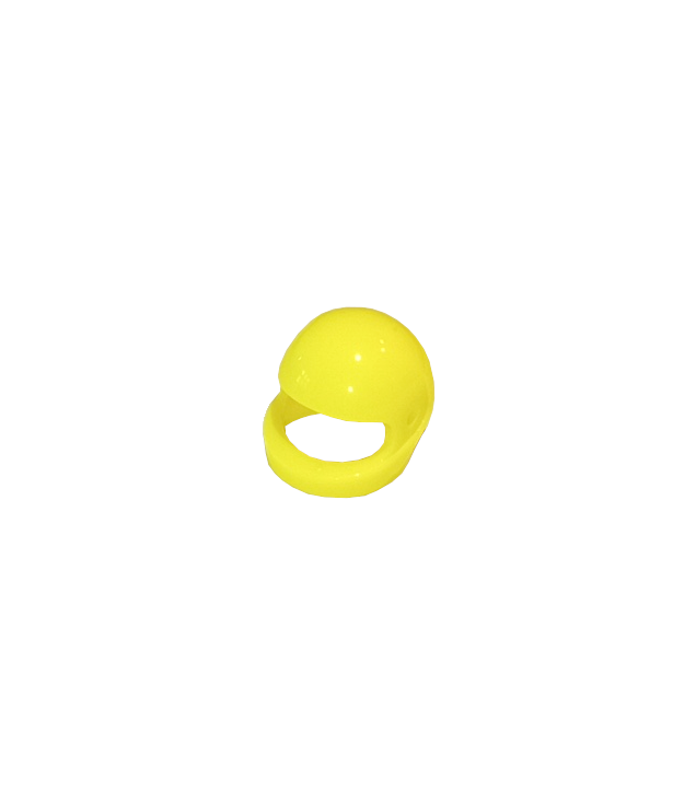 LEGO - Minifiguur-helm motorfiets (standaard) - Neon Yellow | N