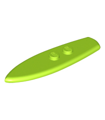 LEGO - Minifiguur-accessoire, surfplank standaard - Lime | N - Thumbnail