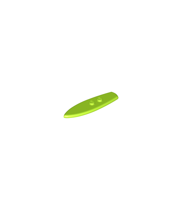 LEGO - Minifiguur-accessoire, surfplank standaard - Lime | N