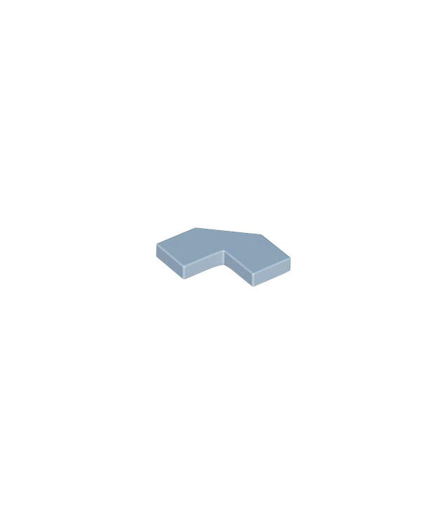 LEGO - Tegel, gemodificeerd facet 2 x 2 - Sand Blue | N