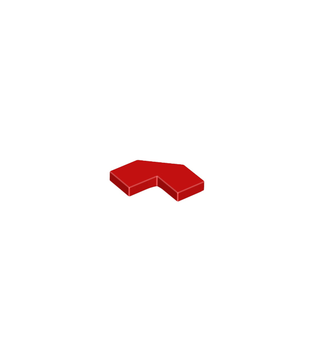 LEGO - Tegel, gemodificeerd facet 2 x 2 - Red | N