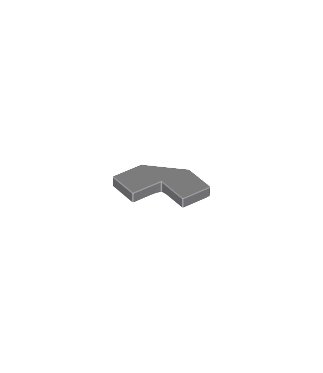 LEGO - Tegel, gemodificeerd facet 2 x 2 - Dark Bluish Gray | N