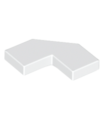 LEGO - Tegel, gemodificeerd facet 2 x 2 - White | N - Thumbnail