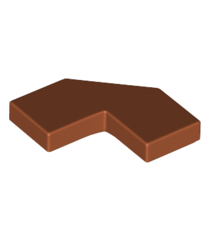 LEGO - Tegel, gemodificeerd facet 2 x 2 - Dark Orange | N - Thumbnail