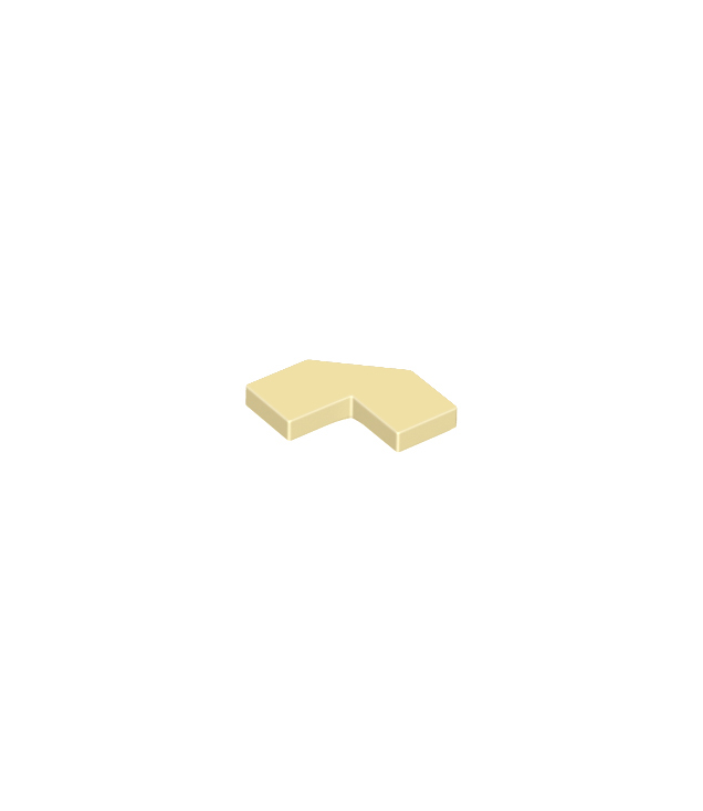 LEGO - Tegel, gemodificeerd facet 2 x 2 - Tan | N