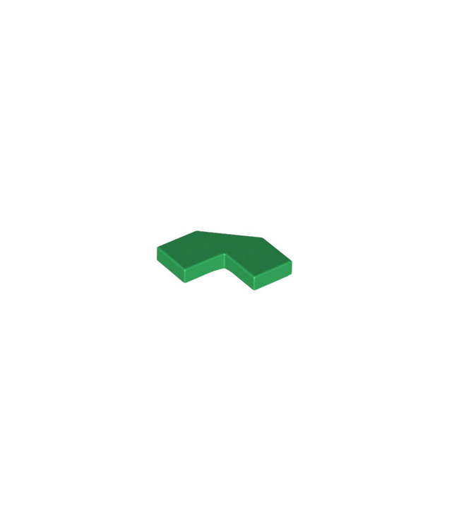 LEGO - Tegel, gemodificeerd facet 2 x 2 - Green | N