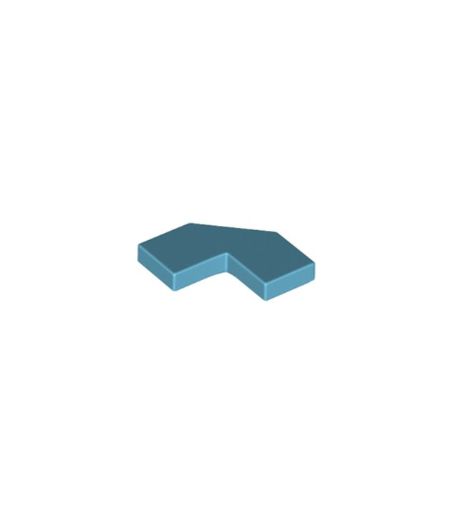 LEGO - Tegel, gemodificeerd facet 2 x 2 - Medium Azure | N